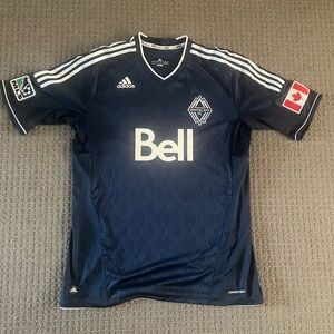 VANCOUVER WHITECAPS 42 ALFARO VINTAGE BLUE BELL AWAY JERSEY Adidas MLS SIZE XL!!